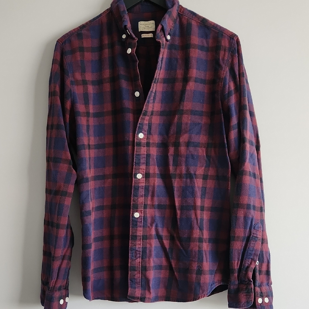 Selected Heritage Regular Fit Plaid Size Medium